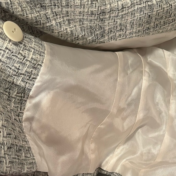 Zara Women's Gray Tweed Jacket Large - Picture 5 of 8